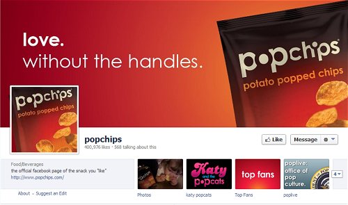 popchips Facebook Page