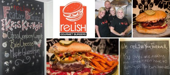Relish Gourmet Burgers - Photos