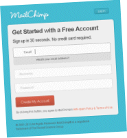 MailChimp Landing Page
