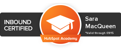 Inbound Certified by Hubspot
