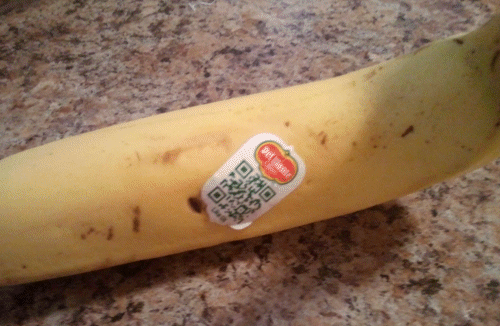 Del Monte Banana With QR Code